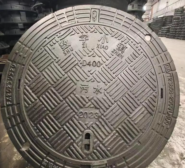 巴林左球墨铸铁防沉降井盖展示